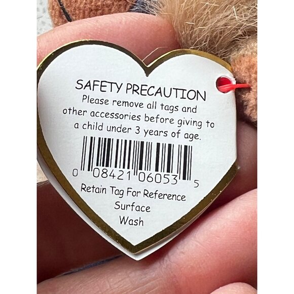 Ty Beanie Babies Humpback Camel Plush Toy With Decorative Blanket & Fringe - 8" - Picture 10 of 11